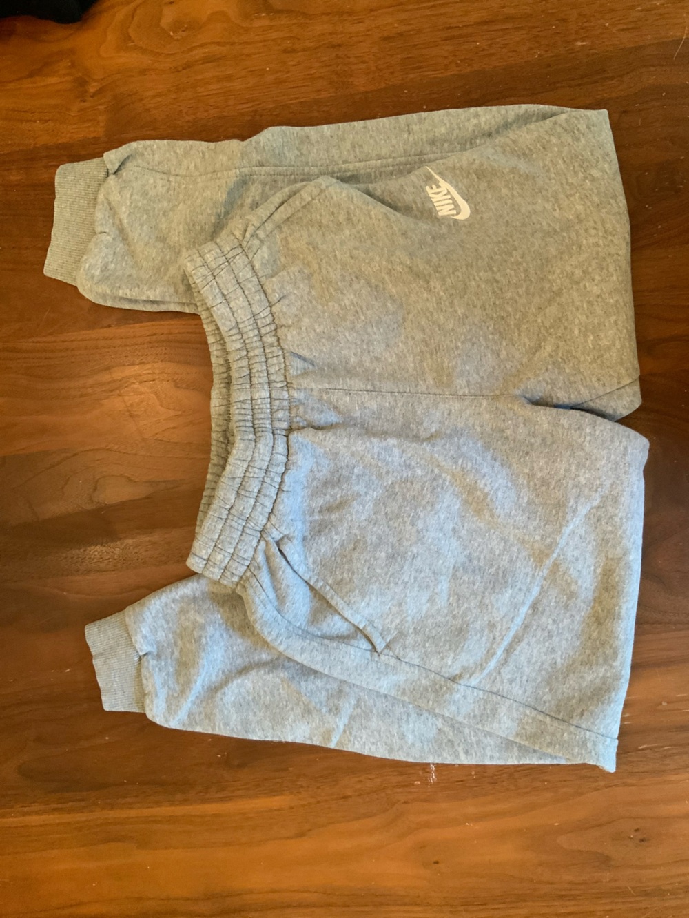 Nike Kids Light Grey Fleece Sweatpants